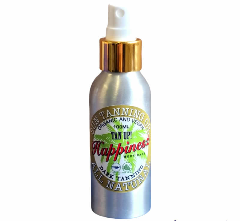 HAPPINESZ Natural Sun Tanning Booster Oil TAN UP